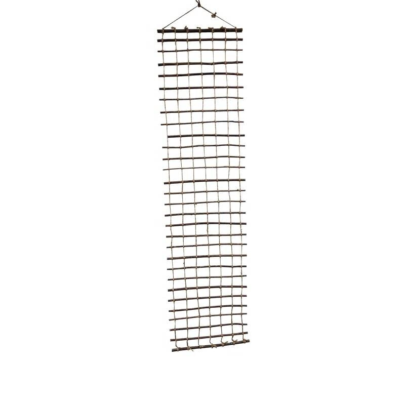Indoor Outdoor Wall Hanging Willow Wood and Jute Garden Trellis LuxuryLifeWay Online Store