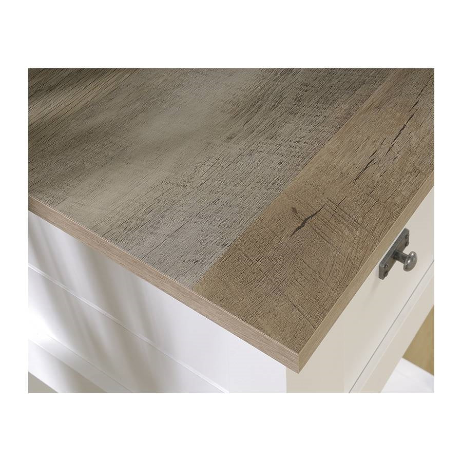 FarmHouse White Oak Top 2 Drawer Office Writing Desk - Made In USA LuxuryLifeWay Online Store