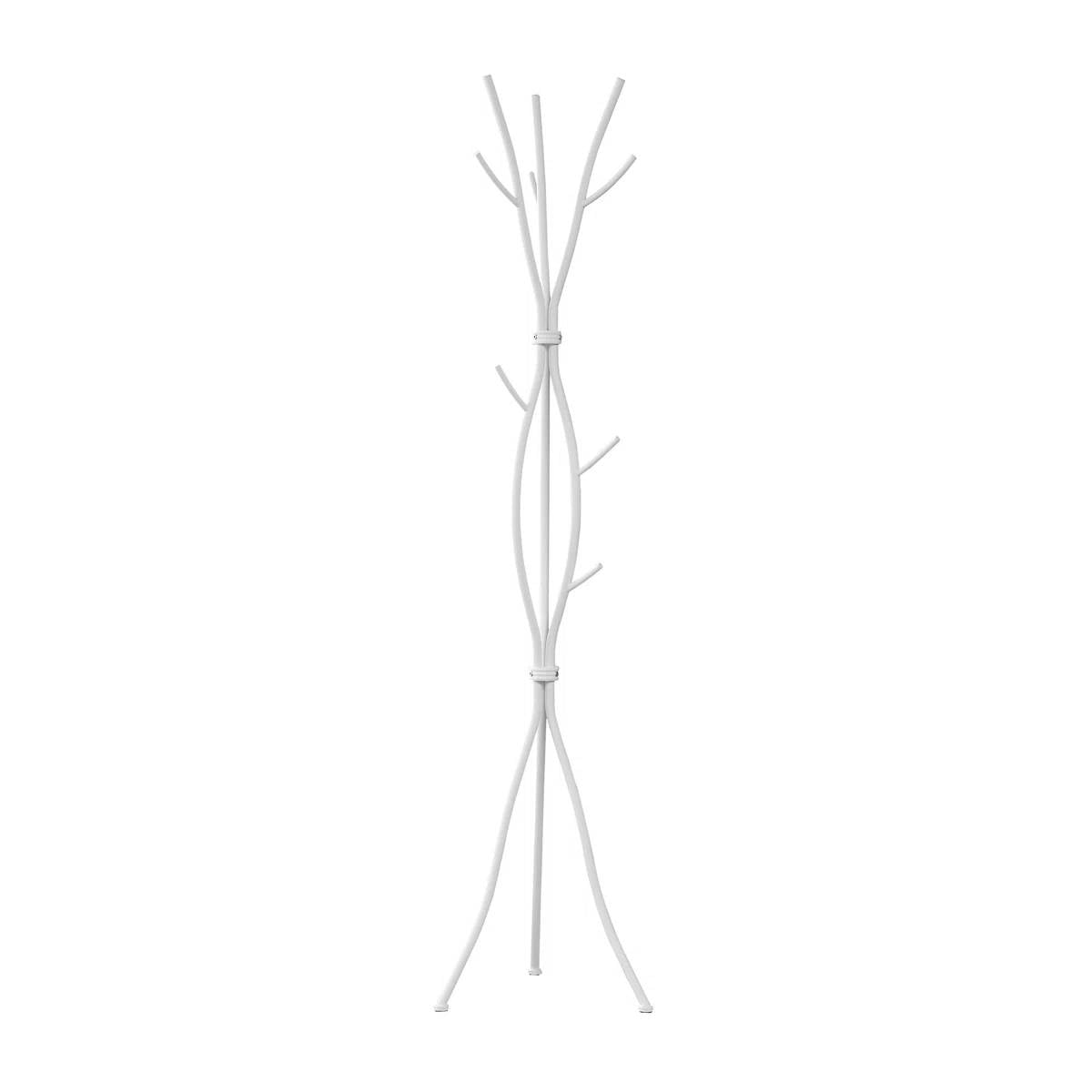 74-inch White Metal Coat Rack Entryway Hall Tree Umbrella Stand LuxuryLifeWay Online Store