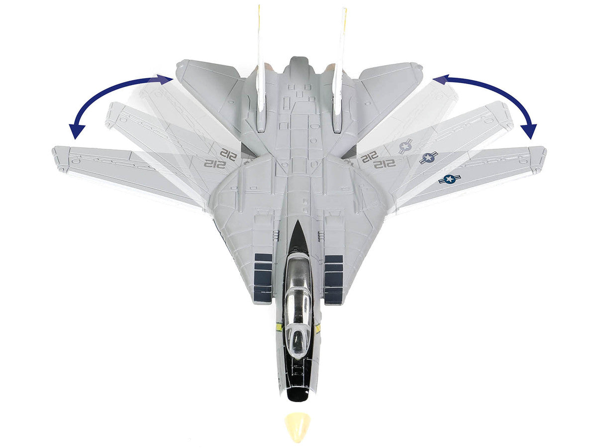 Grumman F-14B Tomcat Fighter Aircraft "VF-142 Ghostriders" and Section K of USS Enterprise (CVN-65) Aircraft Carrier Display Deck "Legendary F-14 Tomcat" Series 1/200 Diecast Model by Forces of Valor LuxuryLifeWay Online Store