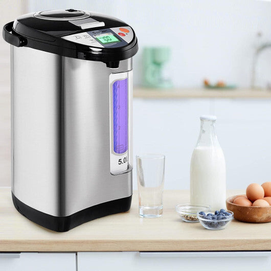 Costway 5-Liter LCD Water Boiler and Warmer Electric Hot Pot Kettle Hot Water Dispenser LuxuryLifeWay Online Store