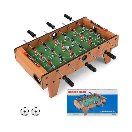 Costway 27'' Foosball Table Competition Game Room Soccer football Sports Indoor w/ Legs LuxuryLifeWay Online Store