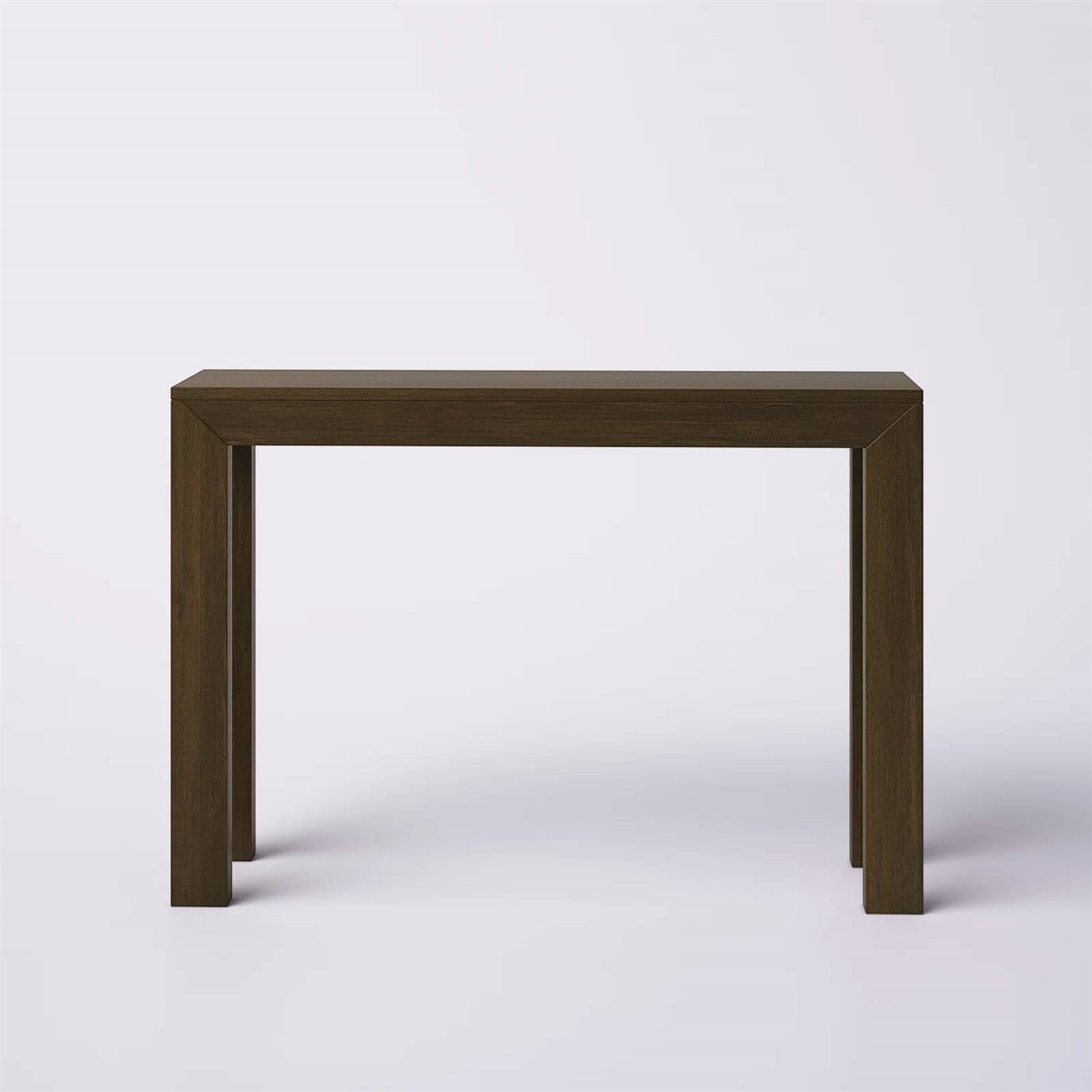 Solid Wood Modern Accent Console Table / Sofa Table in Dark Brown Walnut Finish LuxuryLifeWay Online Store