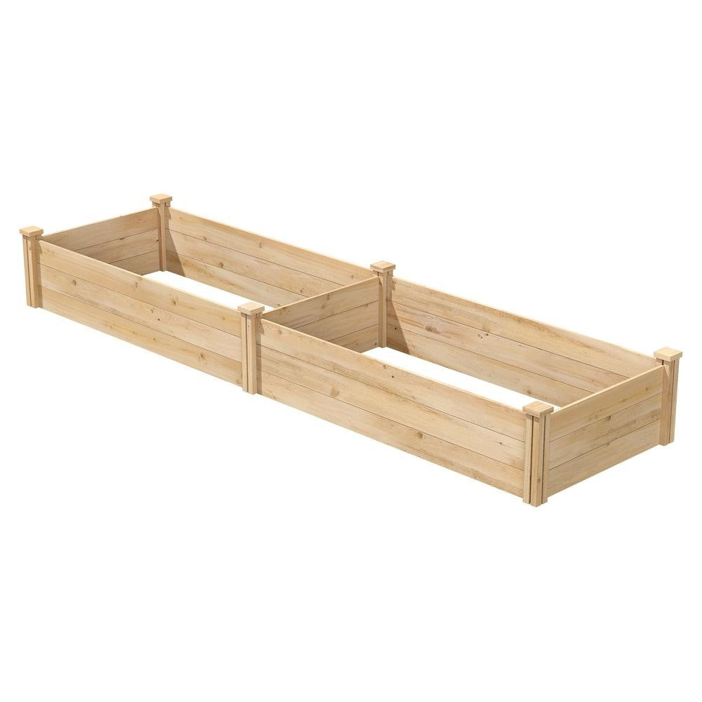 2 ft x 8 ft Cedar Wood Raised Garden Bed - Made in USA LuxuryLifeWay Online Store