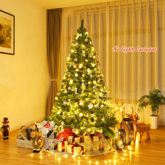 Costway PVC Artificial Christmas Tree Premium Hinged-6 ft LuxuryLifeWay Online Store