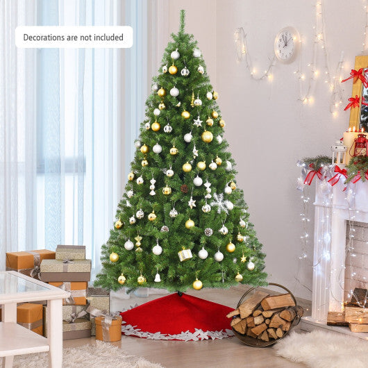 Costway PVC Artificial Christmas Tree Premium Hinged-6 ft LuxuryLifeWay Online Store