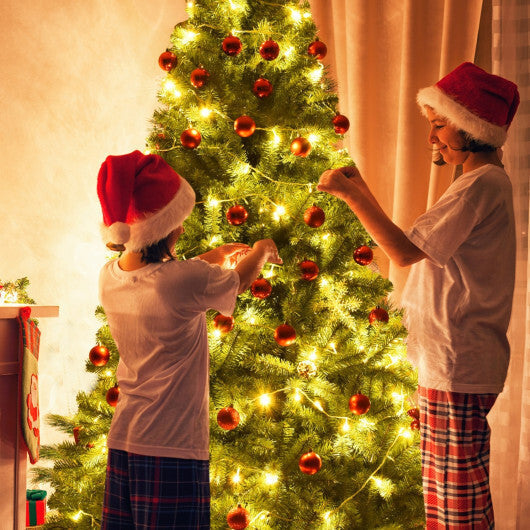 Costway PVC Artificial Christmas Tree Premium Hinged-6 ft LuxuryLifeWay Online Store