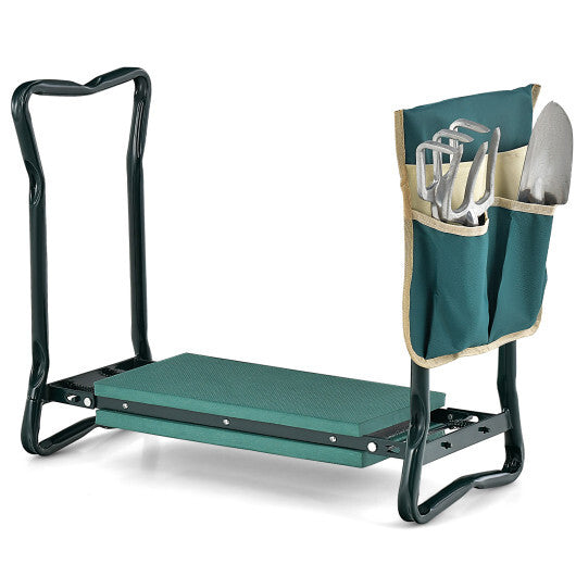 Costway Folding Sturdy Garden Kneeler Pad and Cushion Seat LuxuryLifeWay Online Store