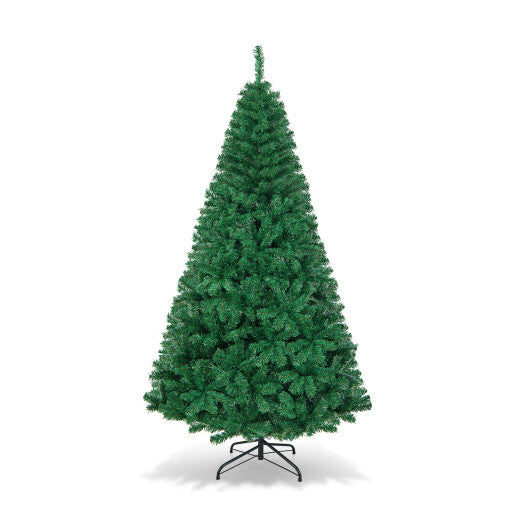 Costway 7Ft Artificial PVC Christmas Tree Stand Indoor Outdoor Green LuxuryLifeWay Online Store