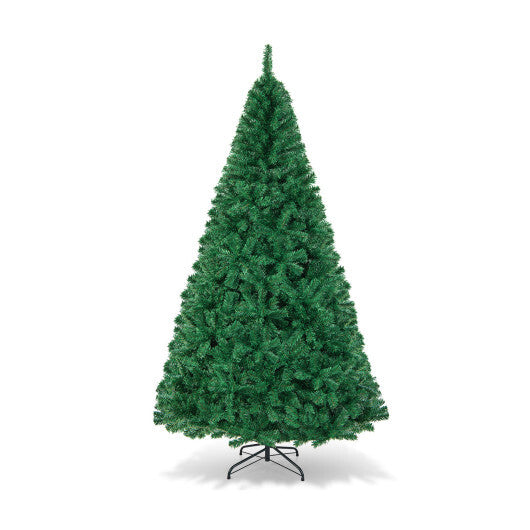 Costway 8Ft Artificial PVC Christmas Tree Stand Indoor Outdoor Green LuxuryLifeWay Online Store