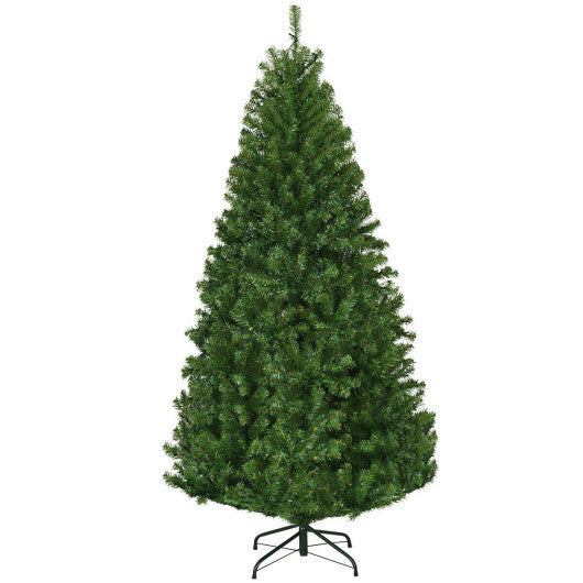 Costway 6Ft Pre-Lit Artificial Christmas Tree Hinged 350 LED Lights LuxuryLifeWay Online Store