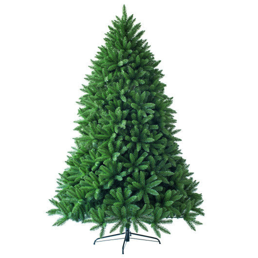 Costway 5 Feet Artificial Fir Christmas Tree with 600 Branch Tips LuxuryLifeWay Online Store