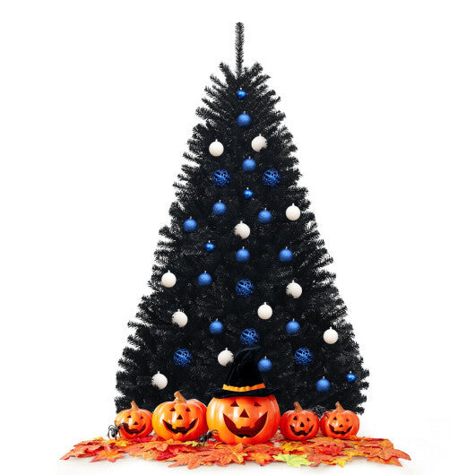 Costway 6 Feet Hinged Artificial Halloween Christmas Tree LuxuryLifeWay Online Store