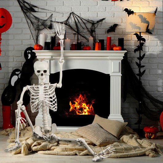 Costway 5.4 FT Halloween Skeleton Decoration Life Size Large Skeleton LuxuryLifeWay Online Store