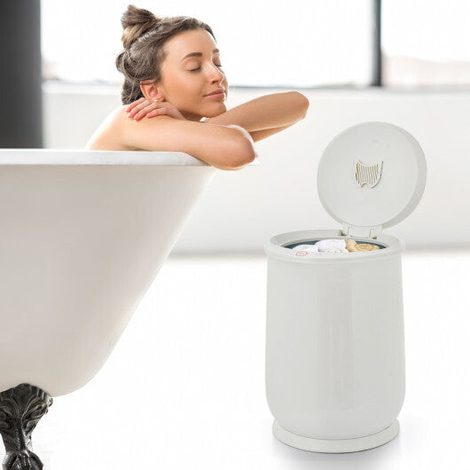 Costway 21L Bathroom Towel Warmer with Auto Shut-Gray LuxuryLifeWay Online Store