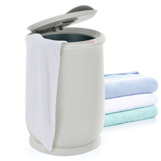 Costway 21L Bathroom Towel Warmer with Auto Shut-Gray LuxuryLifeWay Online Store