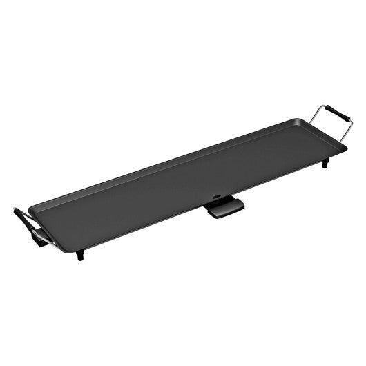 Costway Electric Teppanyaki Table Top Grill Griddle BBQ Barbecue Nonstick Camping LuxuryLifeWay Online Store