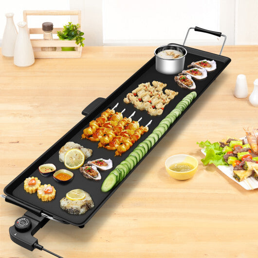 Costway Electric Teppanyaki Table Top Grill Griddle BBQ Barbecue Nonstick Camping LuxuryLifeWay Online Store