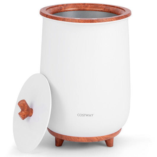 Costway 23L Large Luxury Bucket-Style Towel Warmer with Fragrant Disc Holder-Coffee LuxuryLifeWay Online Store
