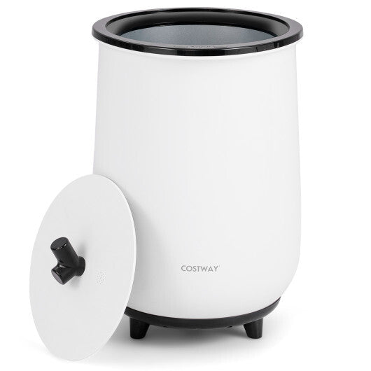Costway 23L Large Luxury Bucket-Style Towel Warmer with Fragrant Disc Holder-Black LuxuryLifeWay Online Store