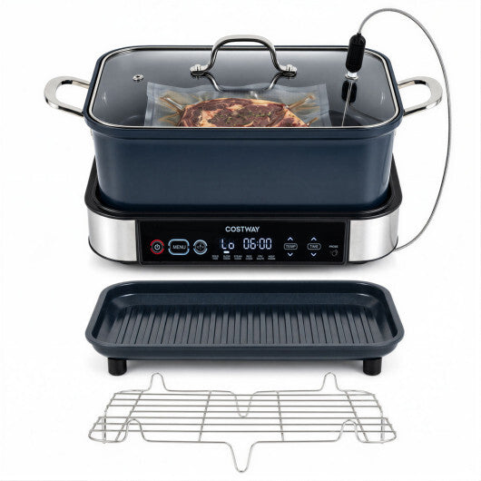 Costway 6-in-1 Programmable Slow Cooker with Keep Warm Functions and Adjustable Timer  Control LuxuryLifeWay Online Store