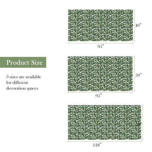 Costway Faux Ivy Leaf Decorative Privacy Fence 59 x 118 Inch LuxuryLifeWay Online Store