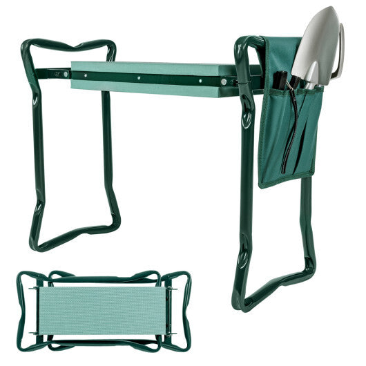Costway Folding Sturdy Garden Kneeler Pad and Cushion Seat LuxuryLifeWay Online Store