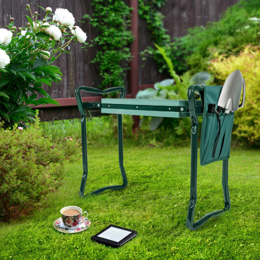 Costway Folding Sturdy Garden Kneeler Pad and Cushion Seat LuxuryLifeWay Online Store