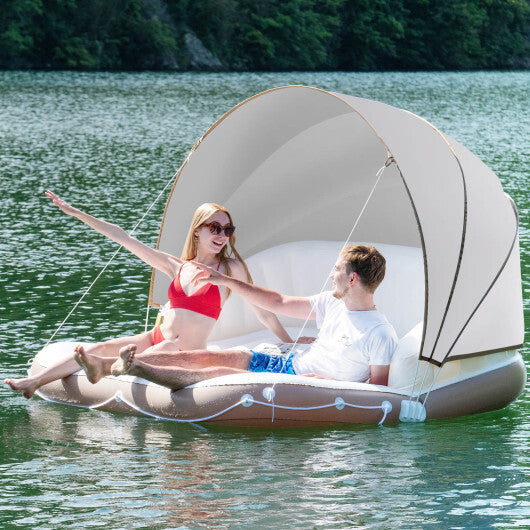 Costway Inflatable Pool Float Lounge Swimming Raft LuxuryLifeWay Online Store