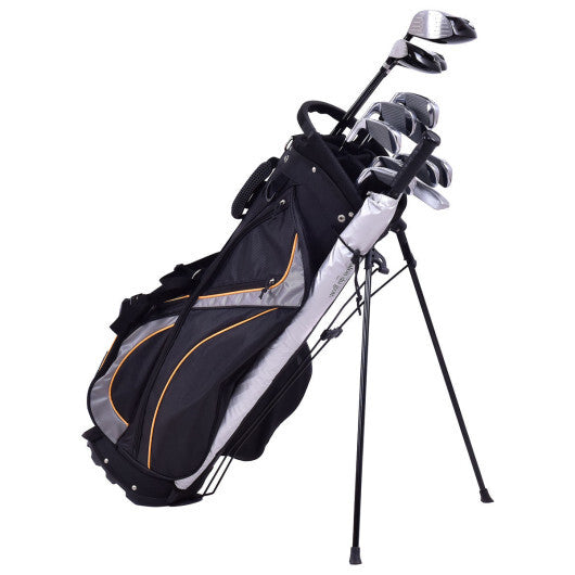 Costway 9 Inch Golf Stand Bag Divider Carry Pockets Storage LuxuryLifeWay Online Store