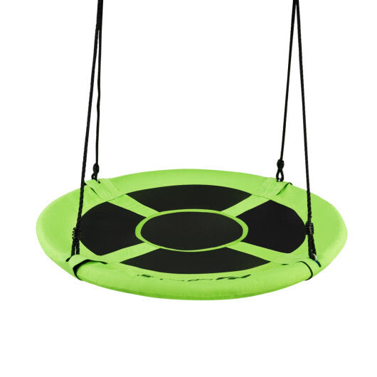 Costway 40" Flying Saucer Tree Swing Indoor Outdoor Play Set Swing for Kids Green LuxuryLifeWay Online Store