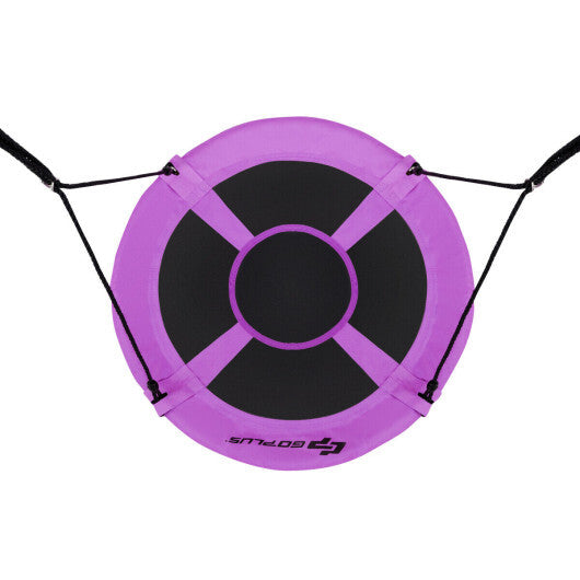 Costway 40" Flying Saucer Tree Swing Indoor Outdoor Play Set Swing for Kids Purple LuxuryLifeWay Online Store