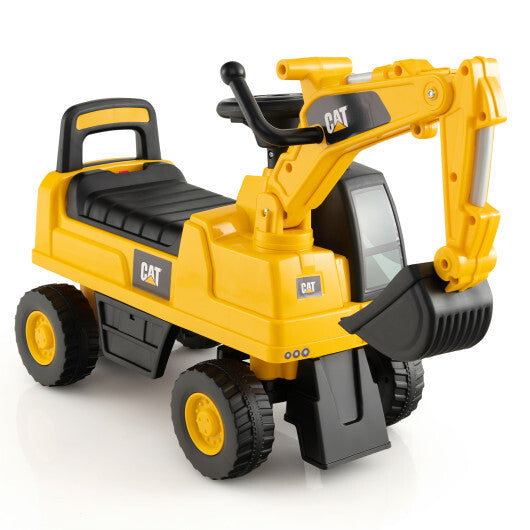 Costway Licensed Caterpillar Kids Ride-On Digger Yellow LuxuryLifeWay Online Store