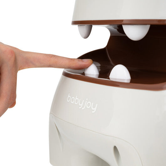 Costway Toddler Ride on Toy Walking Sliding Car with Lights and Music-White LuxuryLifeWay Online Store