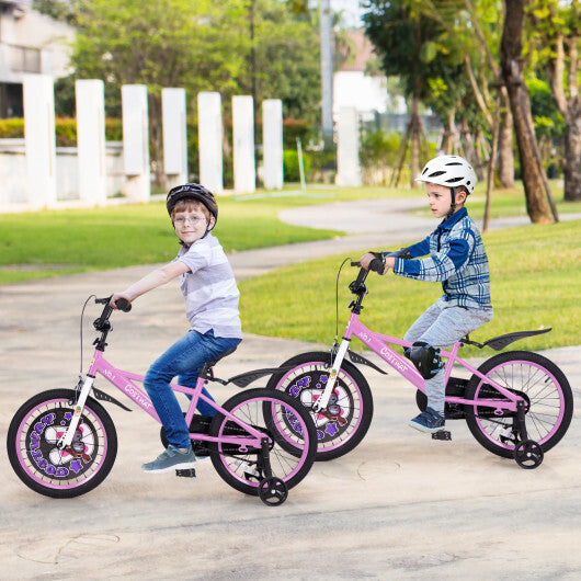 Costway 18 Inch Kids Bike for 4-8 Years Old Sport Bicycle with Adjustable Handlebar and Saddle-18 inches LuxuryLifeWay Online Store