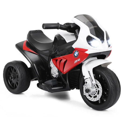 Costway Kids Ride On Motorcycle BMW Licensed 6V Electric 3 Wheels Bicycle Music&Light Red LuxuryLifeWay Online Store