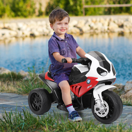 Costway Kids Ride On Motorcycle BMW Licensed 6V Electric 3 Wheels Bicycle Music&Light Red LuxuryLifeWay Online Store