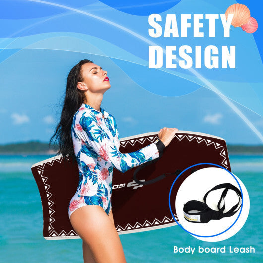 Costway 37 Inch Lightweight Surfboard With Fin EPS Core for Kids and Adults-M LuxuryLifeWay Online Store
