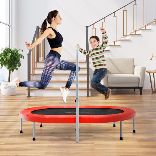 Costway 2-Person Foldable Mini Kids Fitness Rebounder Trampoline-Red LuxuryLifeWay Online Store