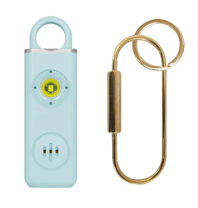 Self Defense Siren Safety Alarm For Women Keychain With SOS LED Light Personal Self Alarm Personal Security Keychain Alarm