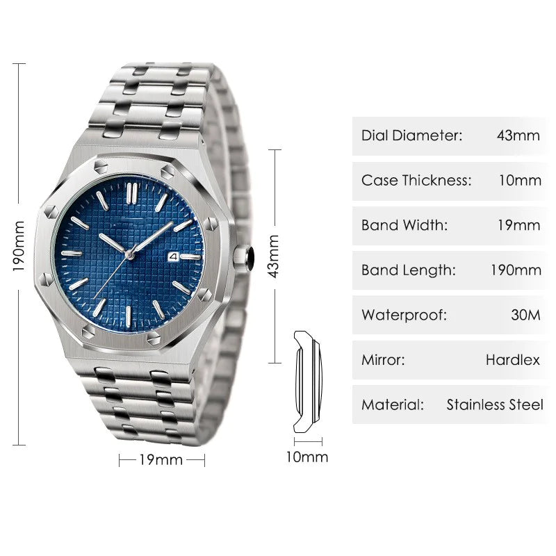 Men's Classic Business High Quality Wrist Watch