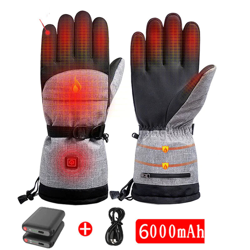 Heated Gloves with Adjustable Temperature