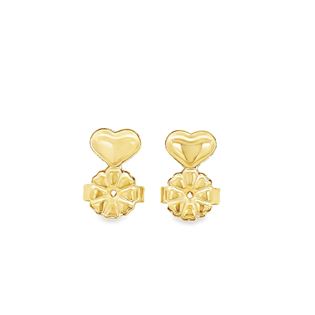 Heart and Clover Push Backs Earring Closure (XX14) LuxuryLifeWay Online Store