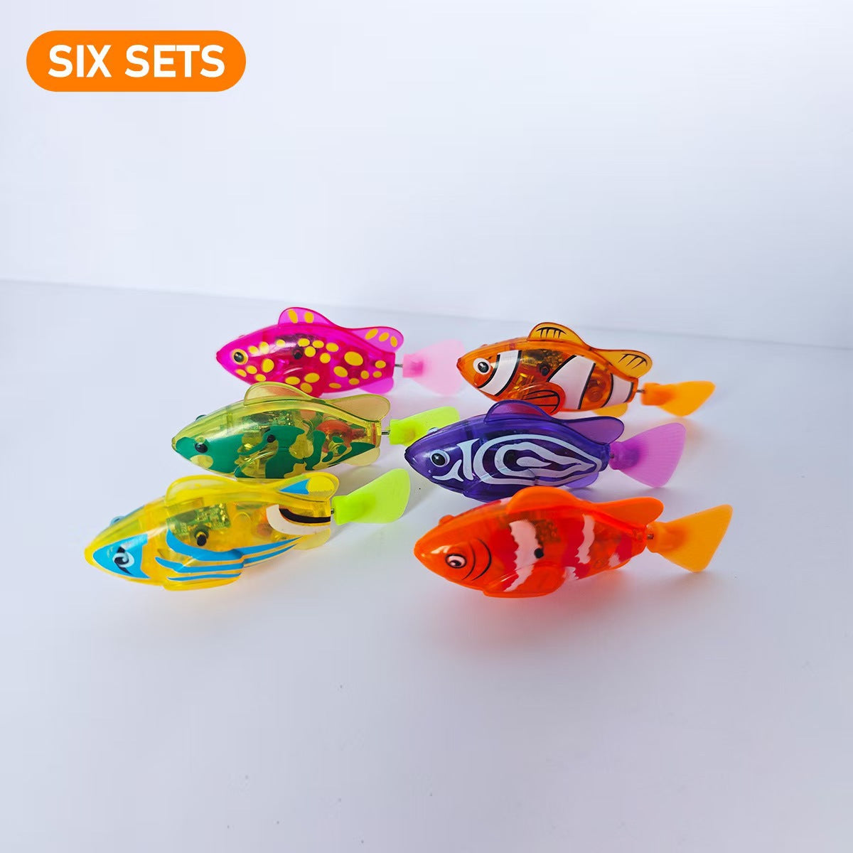 Pet Fish Simulation Light-Activated Clownfish Bathing And Splashing Toy Pets Fashion
