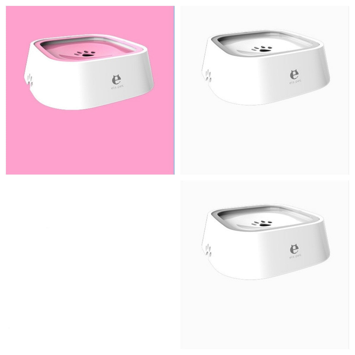 1.5L Cat Dog Water Bowl Carried Floating Bowl Anti-Overflow Slow Water Feeder Dispenser Pet Fountain ABS&PP Dog Supplies Pets Fashion