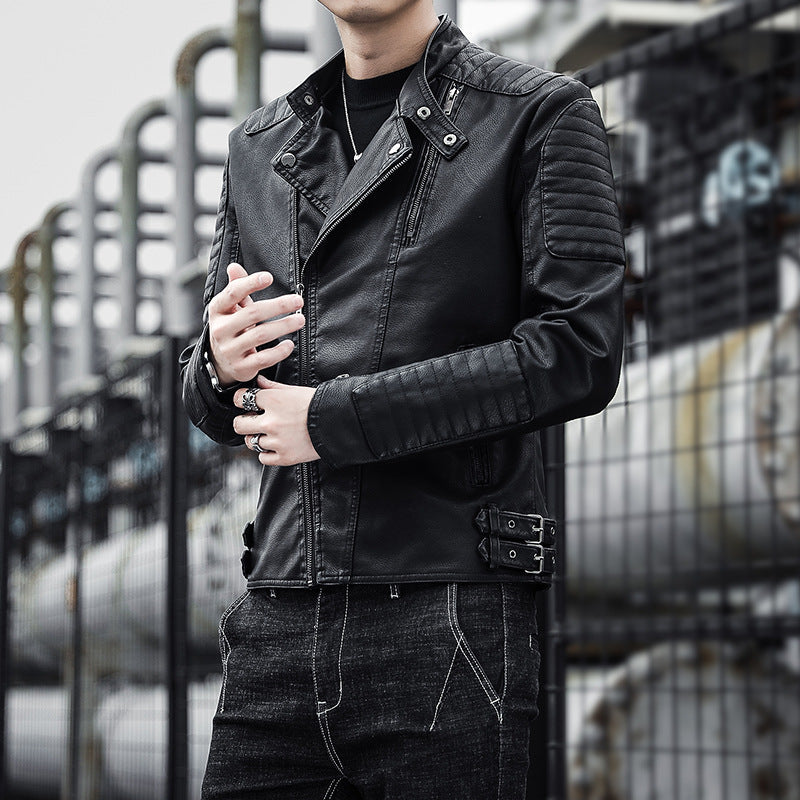 Men's Clothing Leather Jacket Coat Autumn And Winter Best YouTube Store
