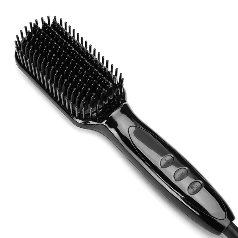 Ceramic Straightening Brush for Styling Hair LadyShow.Store
