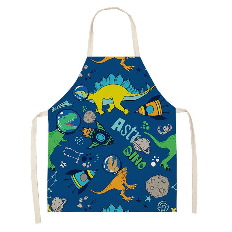 Cotton And Linen Kitchen Household Daily Use Sleeveless Coverall PearlNestDecor.com