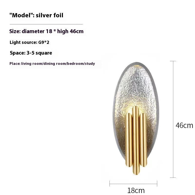 Black Shell Wall Creative Bedside Lamp PearlNestDecor.com