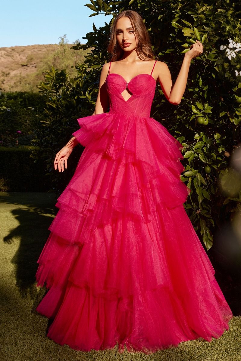 Tiered Ruffle Ball Gown LuxuryLifeWay Online Store